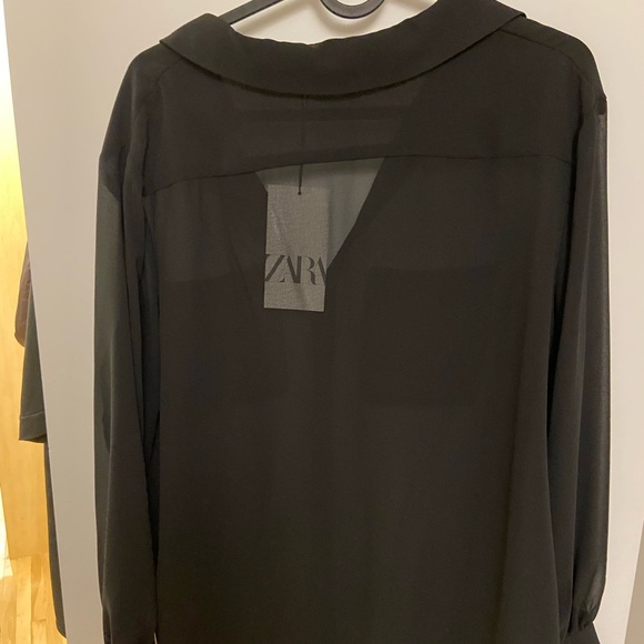 Zara sheer blouse - Picture 6 of 9